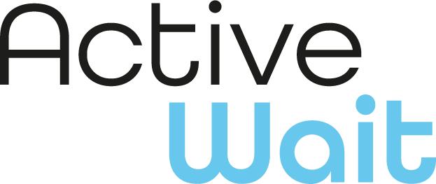 Logo with the text 'Active Wait'